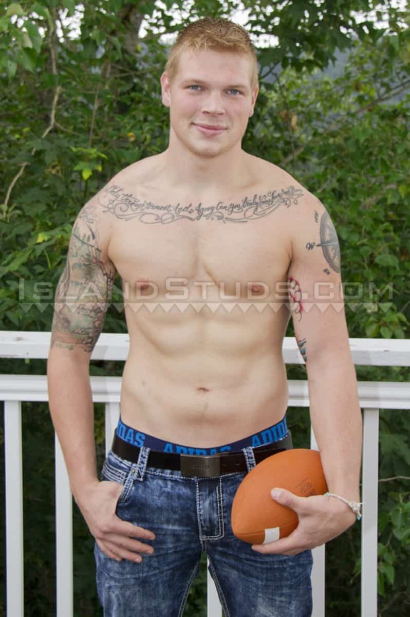 College Cock Galleries - Cute 21 year old College Jock Parker is every students fantasy Football  Player as he jerks his 9 inch cock â€“ Nude Guys Sex Pics