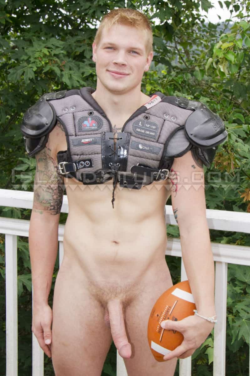 798px x 1200px - Cute 21 year old College Jock Parker is every students fantasy Football  Player as he jerks his 9 inch cock â€“ Nude Guys Sex Pics