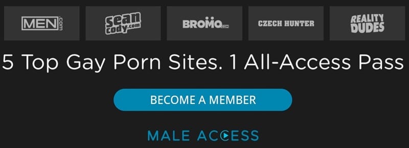 5 hot Gay Porn Sites in 1 all access network membership vert 13 - Cute young muscle hunk Devy’s big dick bareback fucking bearded muscled dude Brock’s hot ass